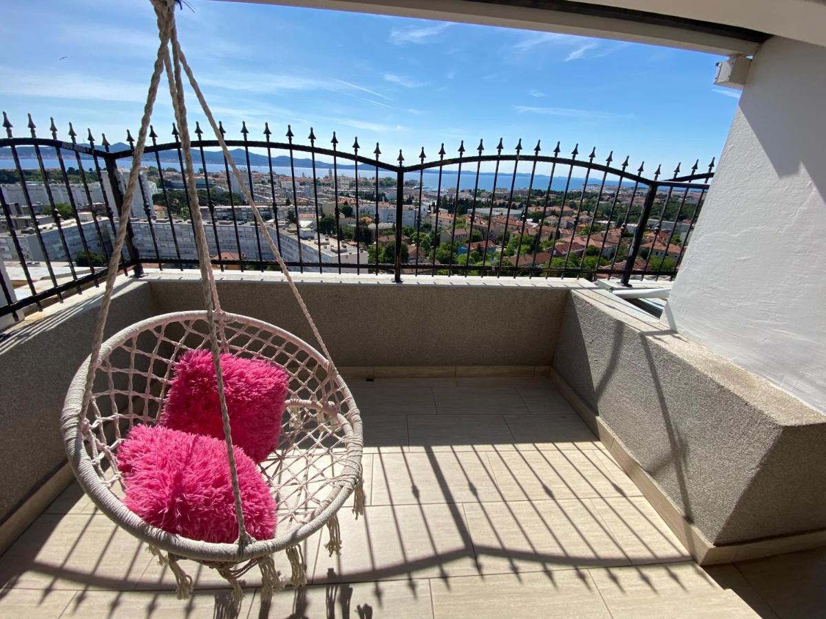 Ferienwohnung Golden View Penthouse Zadar Exterior foto